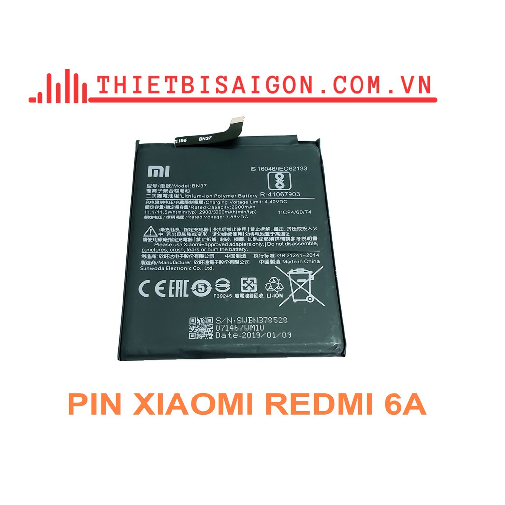 PIN XIAOMI REDMI 6A