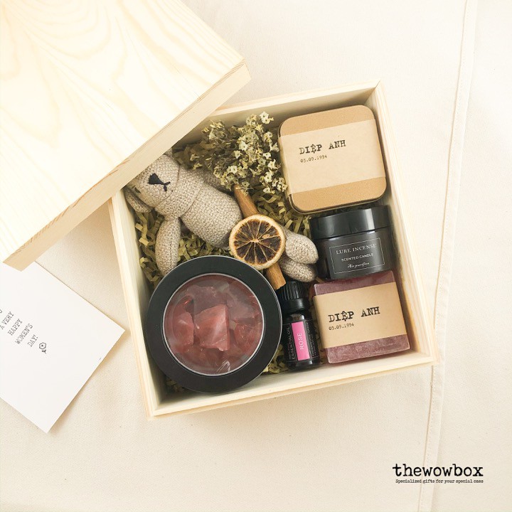 THE ROSE BOX – Nến thơm - Quà tặng sinh nhật, quà 20/10, quà 8/3, quà Valentine, quà Noel THE WOW BOX