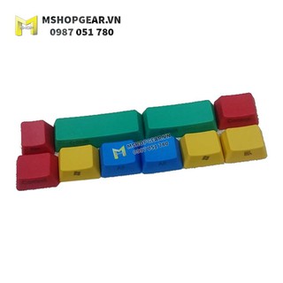 Set keycap pbt RGBY 10 keys