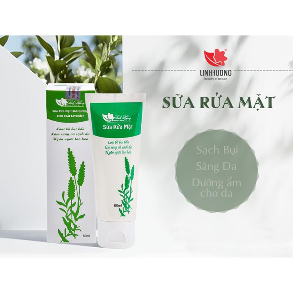 [Mua 1 tặng 3] Sữa Rửa Mặt Linh Hương Tạo Bọt Trắng Da Ngừa Lão Hóa Chiết Xuất Cúc Hoa Vàng 60ml | BigBuy360 - bigbuy360.vn