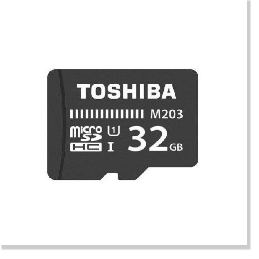 Thẻ nhớ MicroSDHC Toshiba M203 UHS-I U1 32GB 100MB/s (Đen)