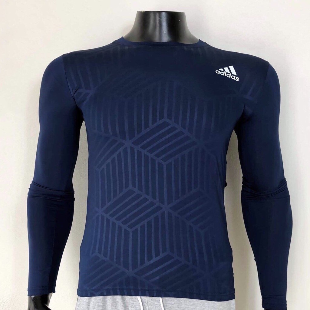 Áo Thun Dài Tay Giữ Nhiệt Nam Ép Vân