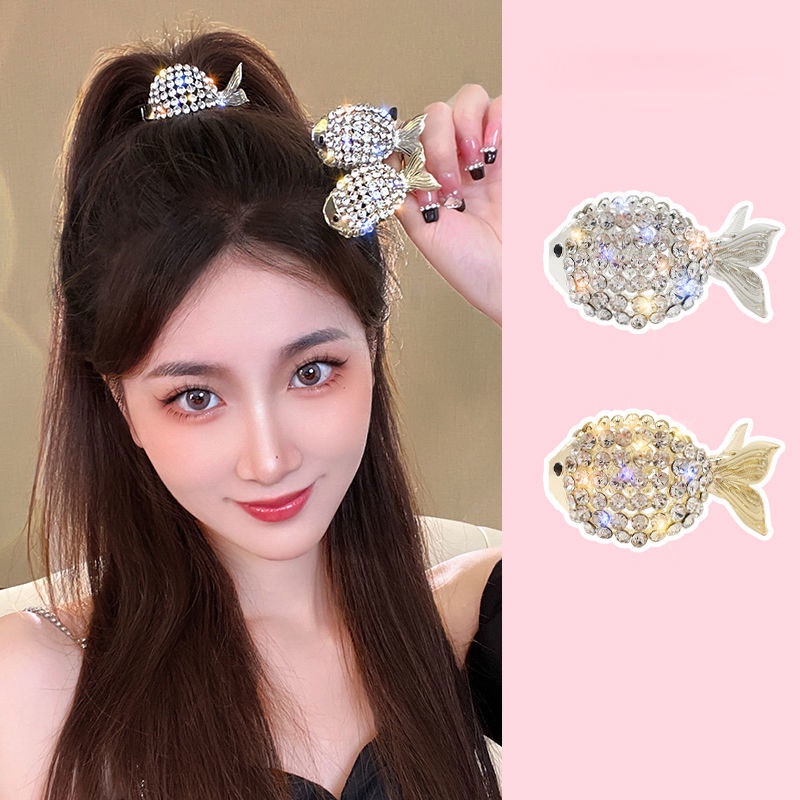 Kẹp Tóc Nhỏ Mạ Vàng/Bạc Thời Trang Mùa Hè Cho Bé Gái