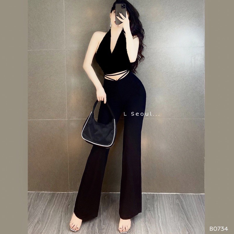 jum cổ V hỡ eo sexy lady