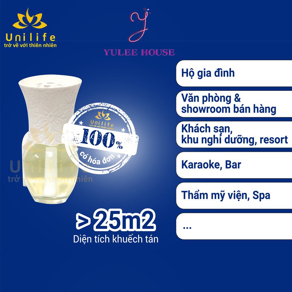 MÁY KHUẾCH TÁN TINH DẦU NƯỚC HOA UNILIFE HƯƠNG LAVENDER - BẢO HÀNH CHÍNH HÃNG