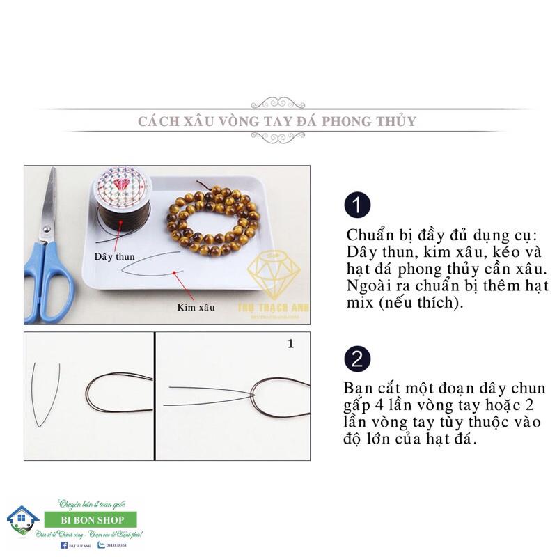 Kim Xâu vòng tay inox không han rỉ - dài 10cm