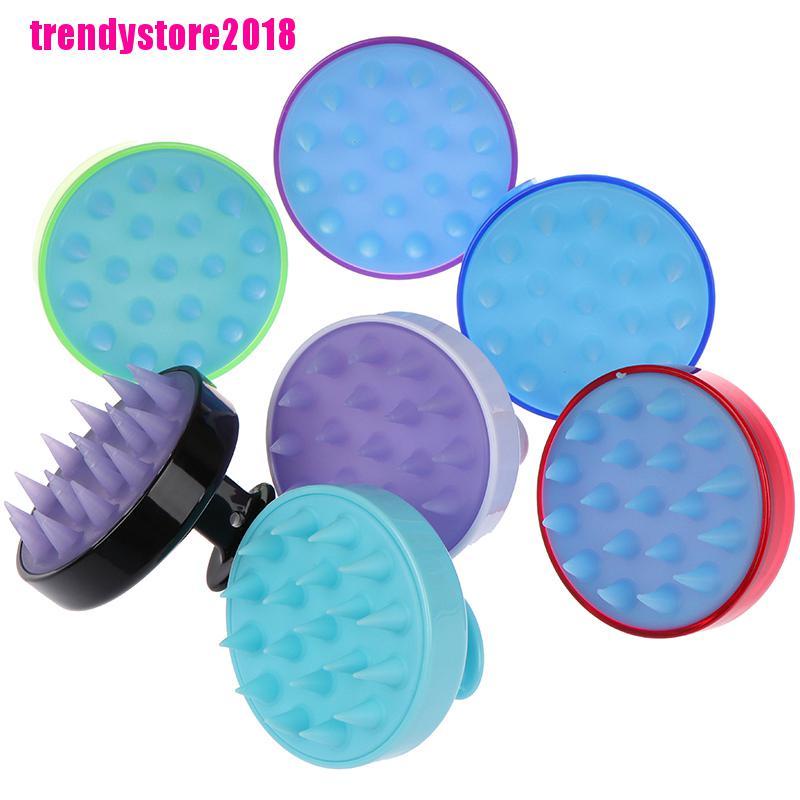 1 Bàn Chải Silicone massage Da Đầu Khi Tắm