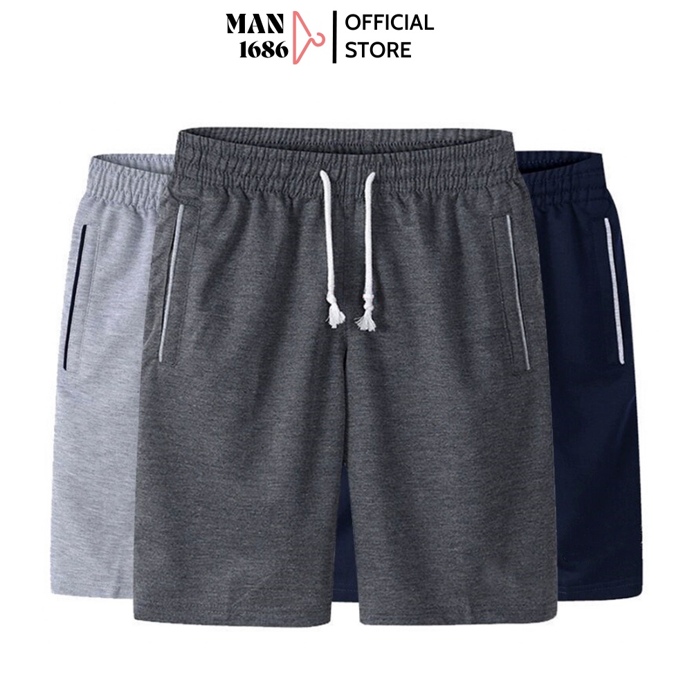 Quần đùi nam nữ thể thao đẹp cao cấp short form rộng vải da cá mềm mịn thoáng mát mặc nhà dạo phố hàn quốc MAN1686