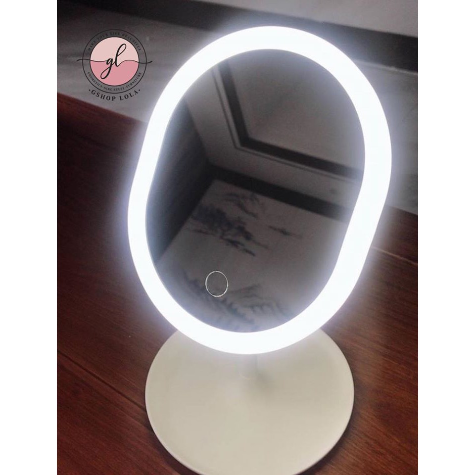 [Mã SKAMSALE03 giảm 10% tối đa 50K đơn 200K] GƯƠNG ĐÈN LED ĐIỀU CHỈNH 3 NẤC ÁNH SÁNG