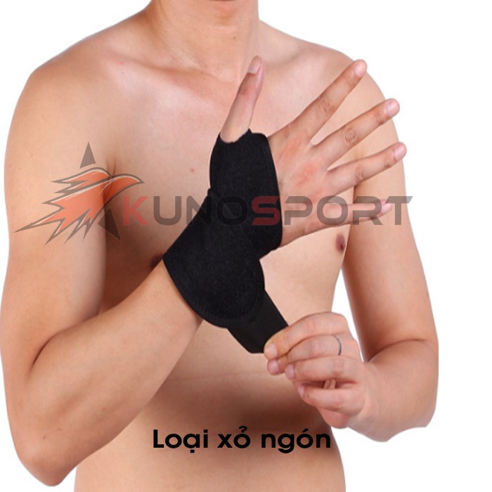 Quấn bảo vệ cổ tay, bó tay tập gym chơi thể thao KUNOSPORT (1 đôi ) KN17