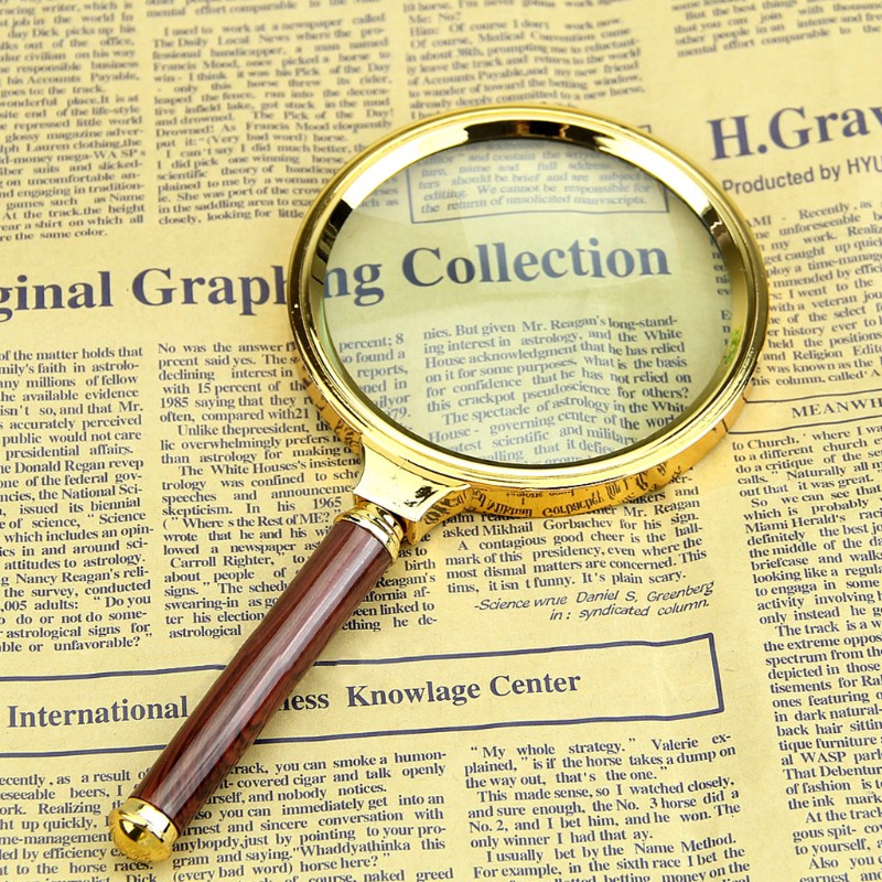 Kính Lúp Cầm Tay Phóng Đại 10x 90mm