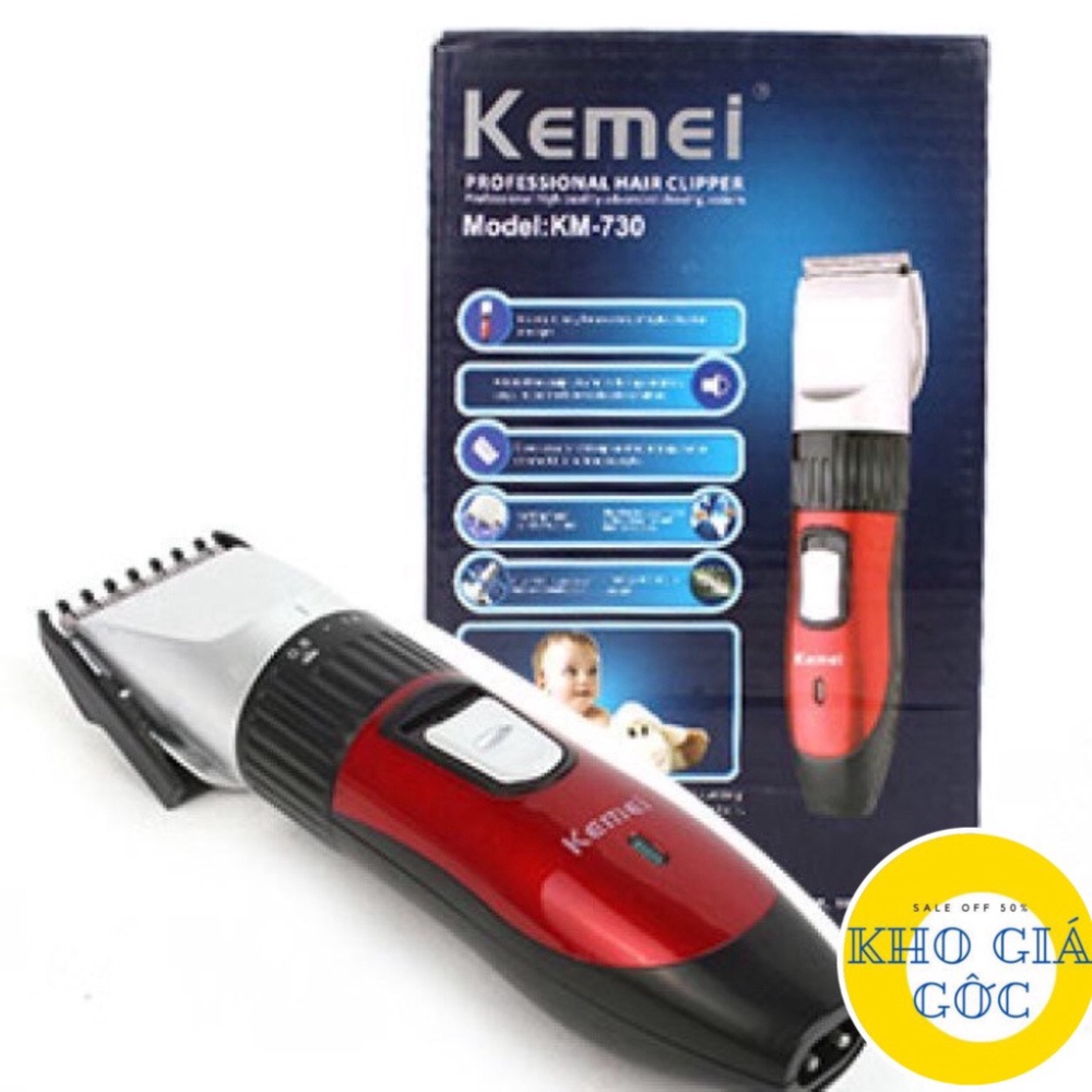 Tông đơ cắt tóc Kemei KM-730 Sạc Điện Siêu Tiện