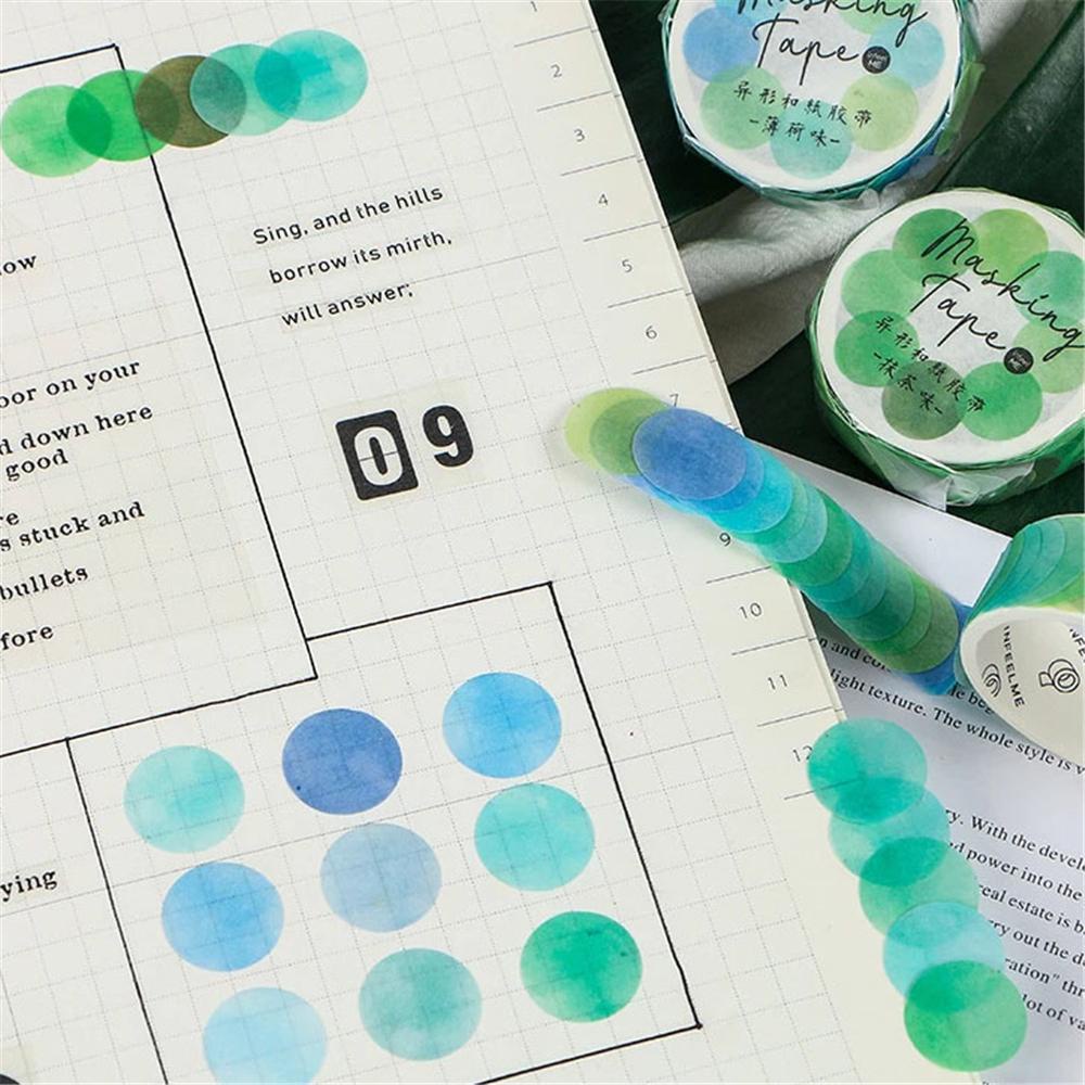 PEWANY Cuộn Băng Keo Giấy Cứng Hình Kẹo Trái Cây DIY Trang Trí Nhà Cửa / Văn Phòng