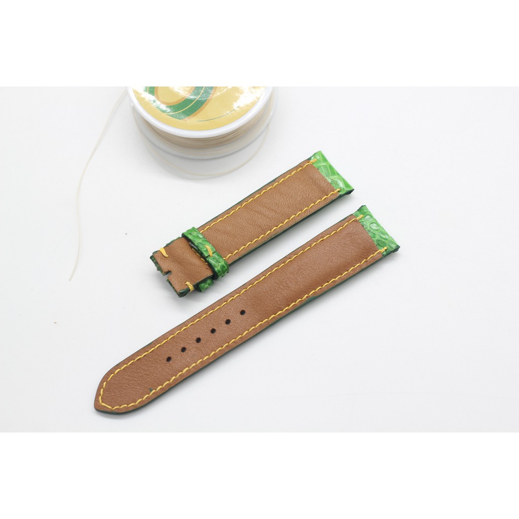 DÂY DA KỲ ĐÀ.DÂY ĐỒNG HỒ PHỐI CHỈ TRẮNG KÈM KHÓA KIM.BH 6 THÁNG! SẢN PHẨM KÈM TOOL THÁO VÀ CHỐT