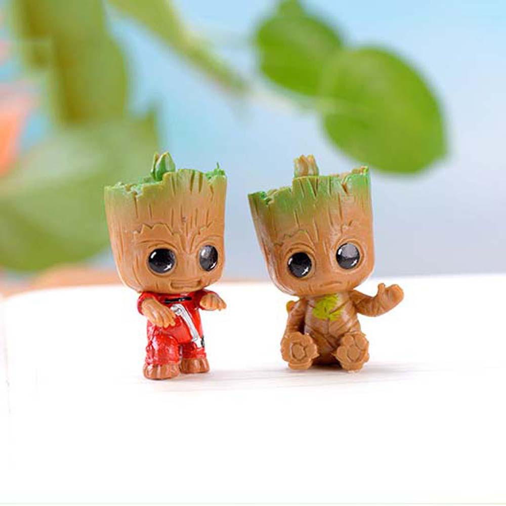 Set 4 đồ trang trí nhân vật Groot phim vệ binh dải ngân hà