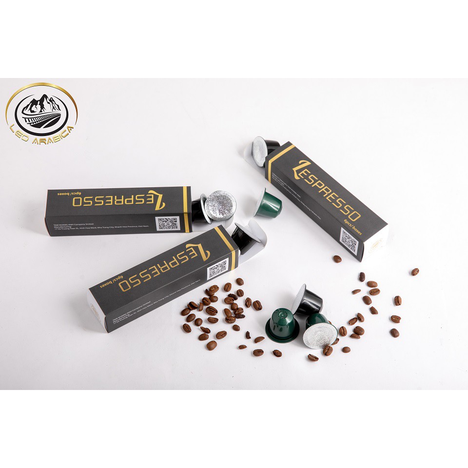 Cà Phê Viên Nén Leo Arabica - Coffee Capsule Lespresso