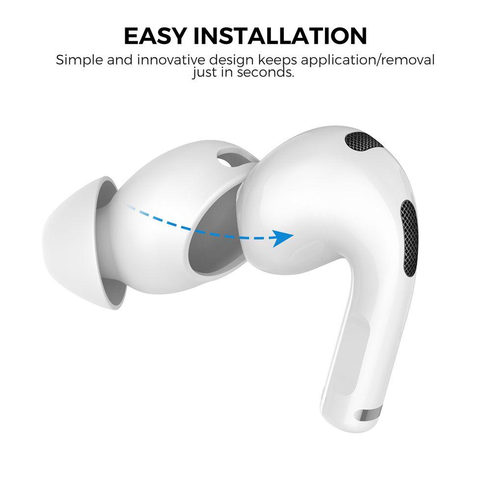 MYRONGVN Set 3 Cặp Vỏ Bảo Vệ Hộp Sạc Tai Nghe AirPods 3 Chống Trượt