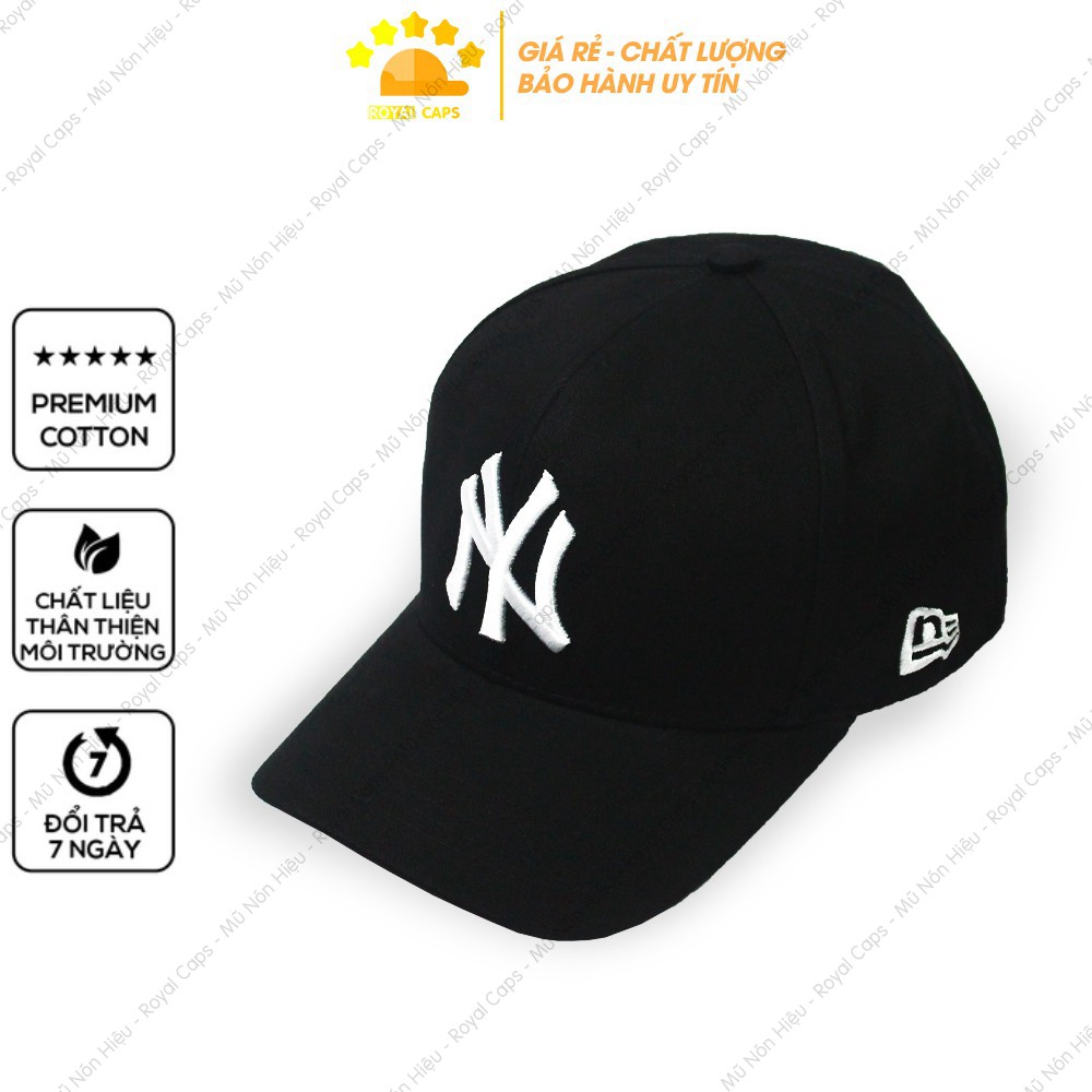 Mũ Lưỡi Trai Nón Lưỡi Trai Nam Nữ Ny yankees new era Vải Kaki Cotton Hàn Nón Kết - Royal Caps