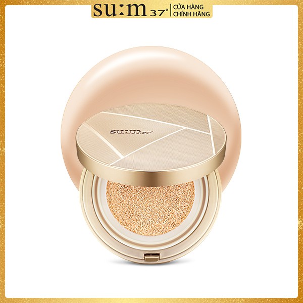 Phấn nước cho da khô Su:m37 Air Rising TF Dazzling Moist Micro Foam Cushion SPF50+ PA+++ 15g (tặng thêm lõi 15g)