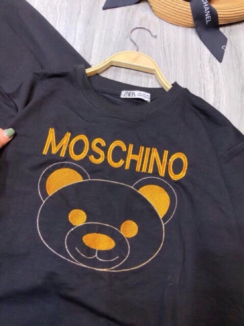 Áo nỉ nữ Hoodie in đầu chú gấu MOSCHI | BigBuy360 - bigbuy360.vn