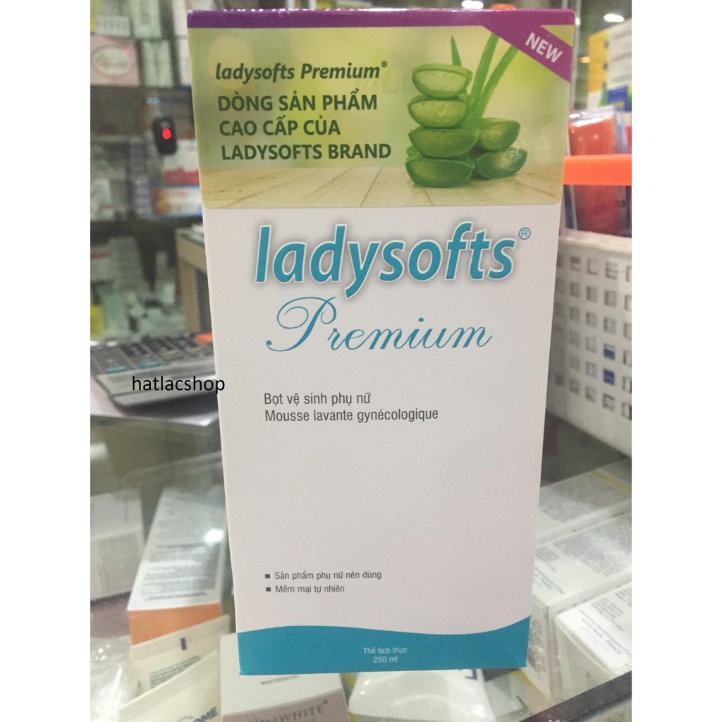 DUNG DỊCH VỆ SINH PHỤ NỮ dạng bọt LADYSOFT PREMIUM CHAI 250ml