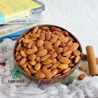 Hạt hạnh nhân sấy khô tách vỏ Davinut, hat hanh nhan Mỹ organic giòn béo thơm ngon