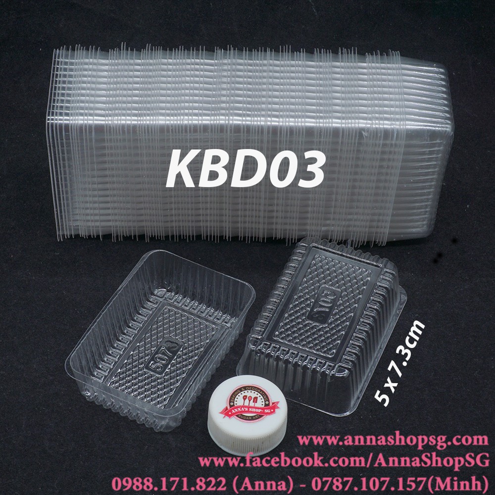 KHAY BÁNH DỨA HÌNH CHỮ NHẬT (100c) KBD03