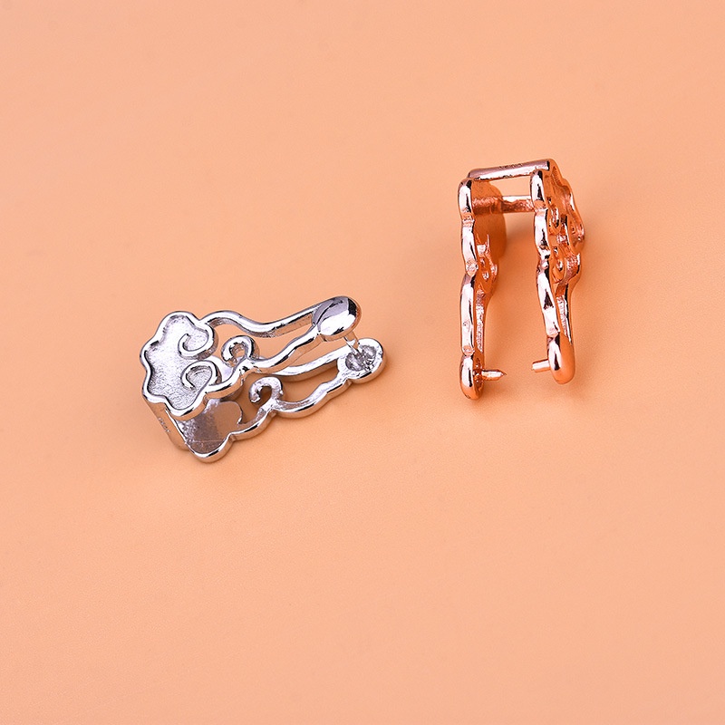 █diy゜ S925 Bạc●Mặt Dây Chuyền Bạc s925 Hình Đám Mây Đơn Giản Dễ Phối Đồ diy
