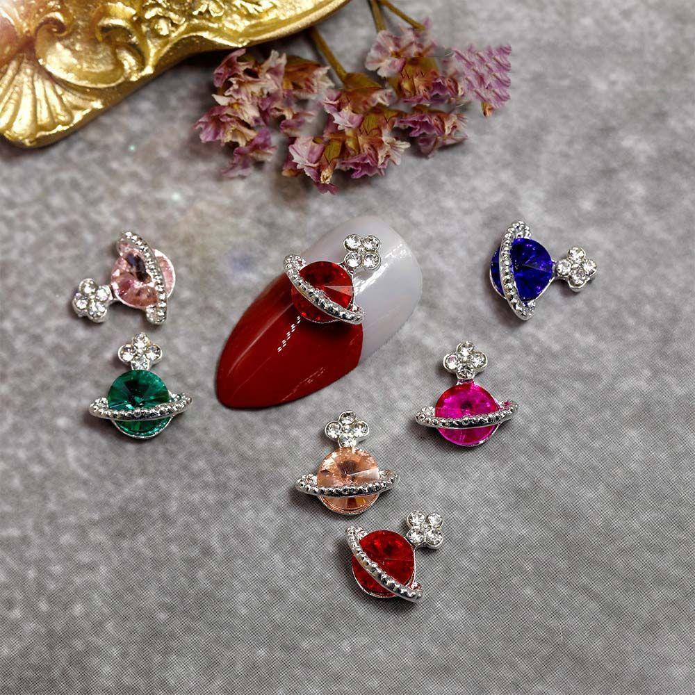 USNOW Hạt Đá Đính Trang Trí Móng Tay Hình Hành Tinh DIY