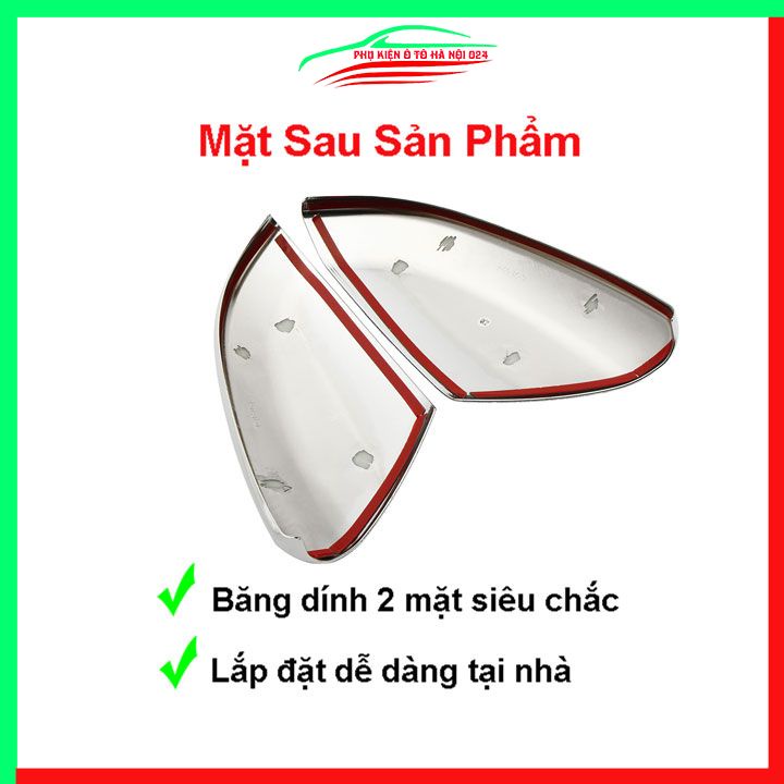 Ốp gương chiếu hậu Civic 2016-2020 mạ crom bảo vệ chống trầy trang trí làm đẹp xe