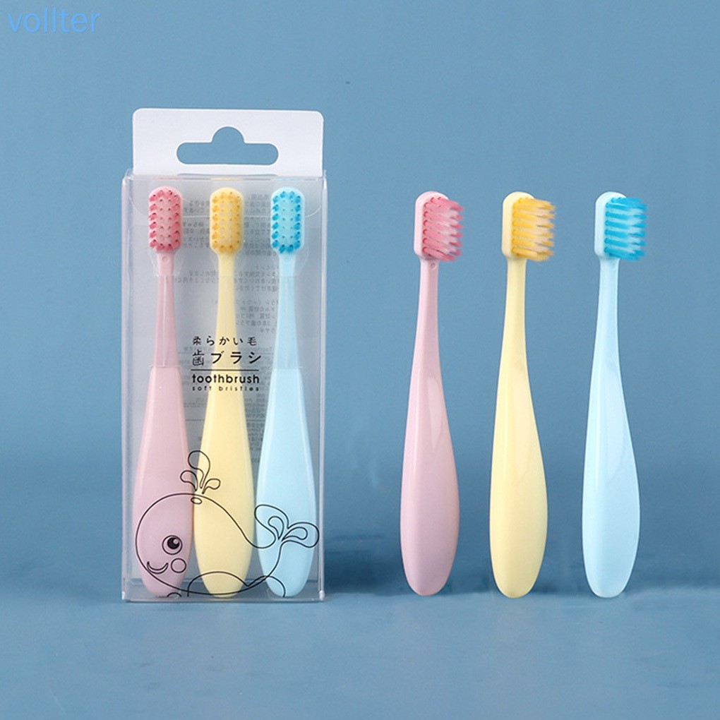 Set 3 Bàn Chải Đánh Răng Cho Trẻ Em