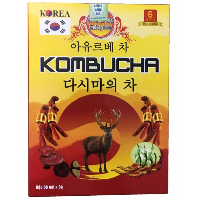 Trà dưỡng sinh kombucha