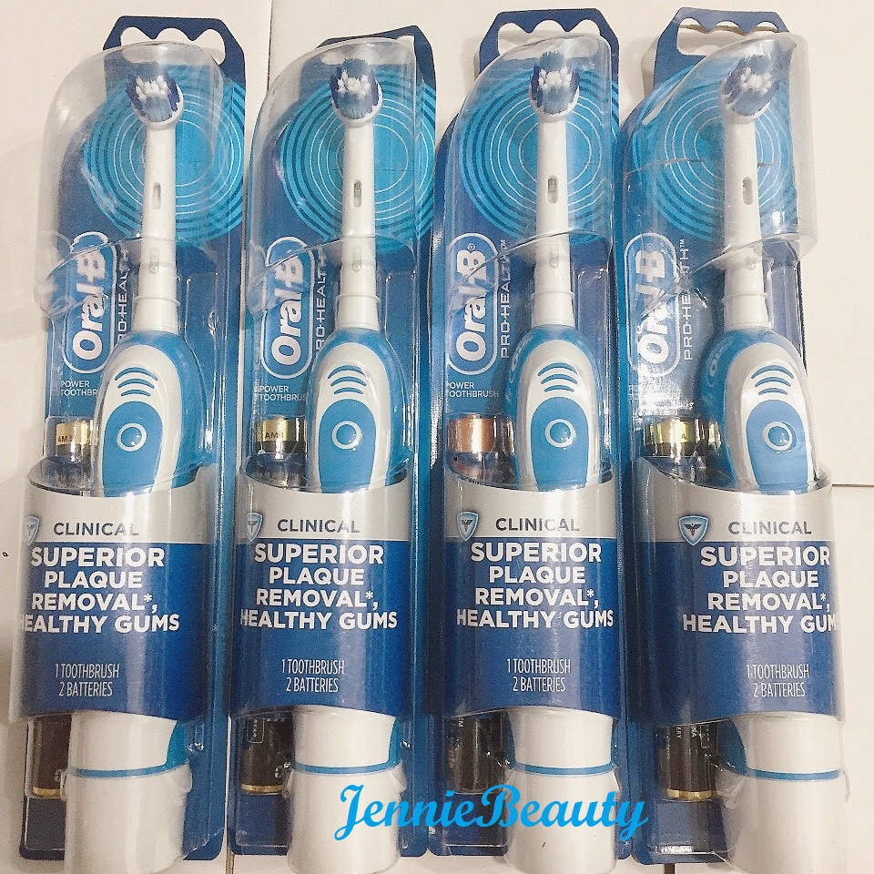[Hàng USA] Bàn chải đánh răng cao cấp chạy Pin Oral-B ProHealth Clinical Battery Power Toothbrush
