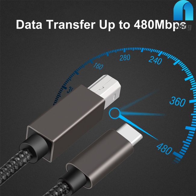 Dây Cáp Ning Type-c Sang Usb B 2.0 Dài 1.5m / 2m Chuyên Dụng Cho Máy In Notebook