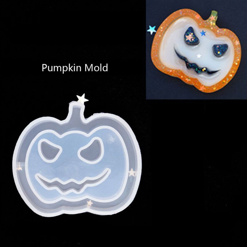 Khuôn Silicon Làm Đồ Trang Sức Hình Cá Voi / Mèo / Trái Tim / Ma Dễ Thương