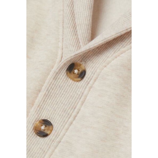 Áo cardigan nỉ be cao cấp bé trai