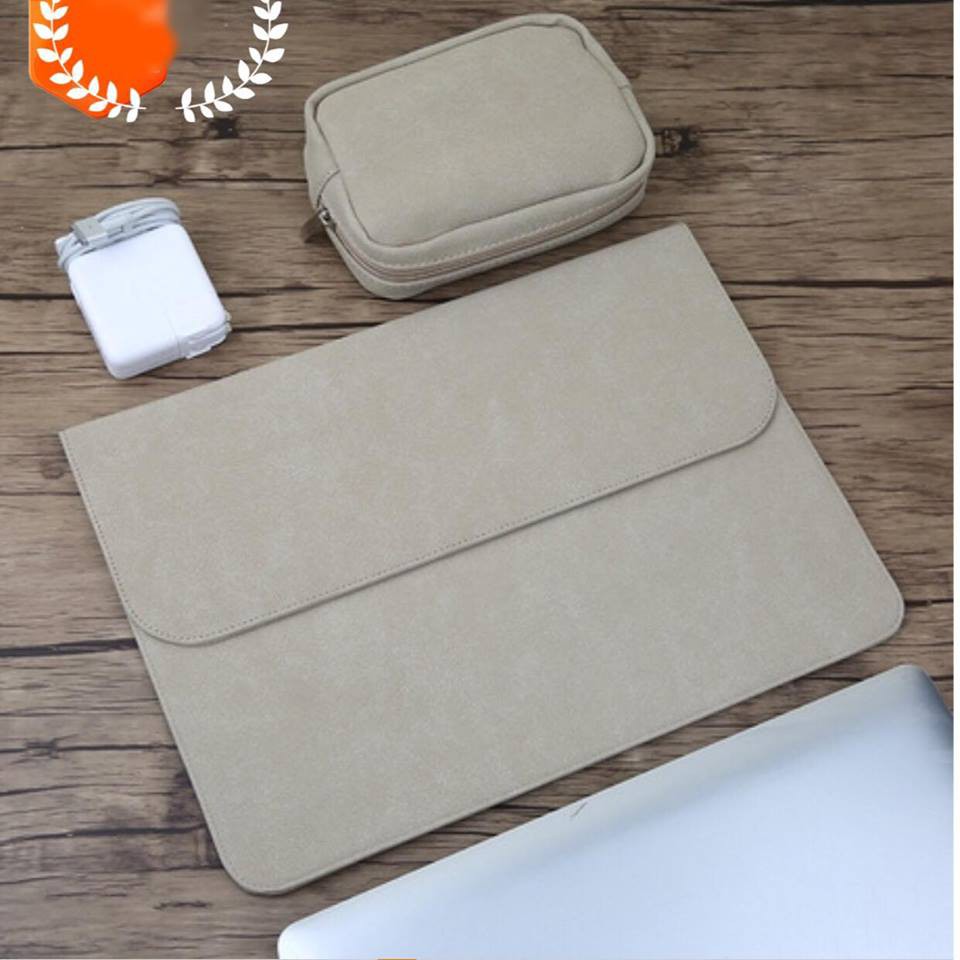 Bao chống sốc cho macbook, laptop kèm ví đựng phụ kiện