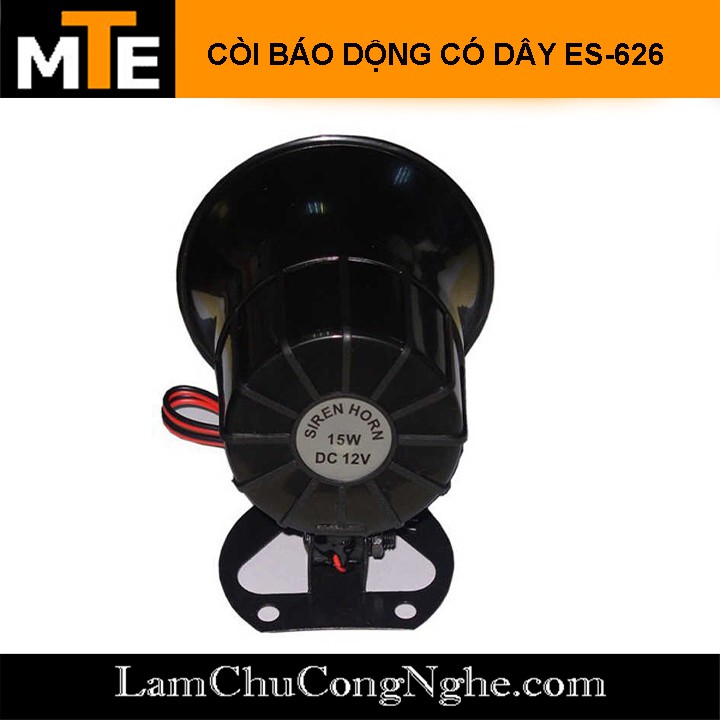 Còi báo động có dây ES-626 công suất 15W