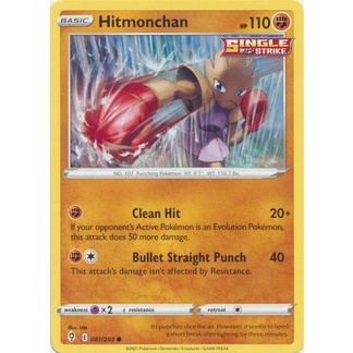 Thẻ bài Pokemon Hitmonchan - 81/203 - Common