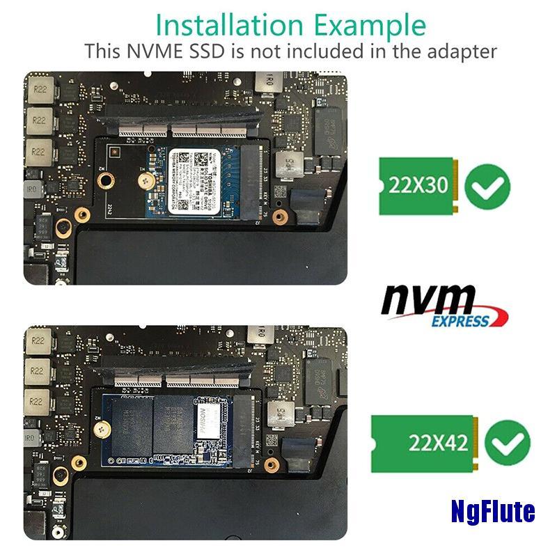 Thẻ Chuyển Đổi Nvme M.2 Ngff Ssd Cho 13 "2016-2017 Macbook Pro A1708