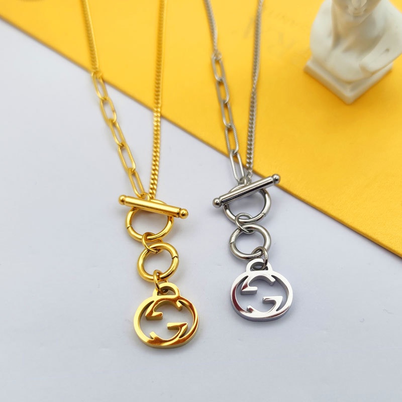 Dây Chuyền Bằng Thép Titan Không Gỉ Thiết Kế Đơn Giản Thời Trang Cổ Điển