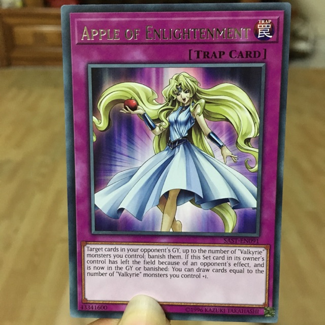 Đồ chơi thẻ bài yugioh konami chính hãng Apple Of Enlightenment