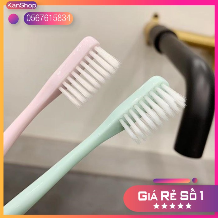 Bộ 10 Chiếc Bàn Chải Thương Hiệu Muji Xuất Nhật Siêu Mềm Mại, An Toàn Bảo Vệ Răng Miệng, Thân Thiện Môi Trường