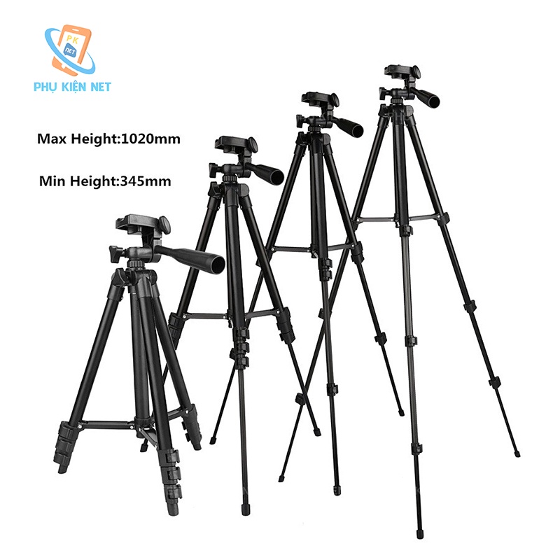 Gậy 3 chân Tripod TF 3120 mẫu mới 2018 [Tặng kèm kẹp đt và bao đựng]