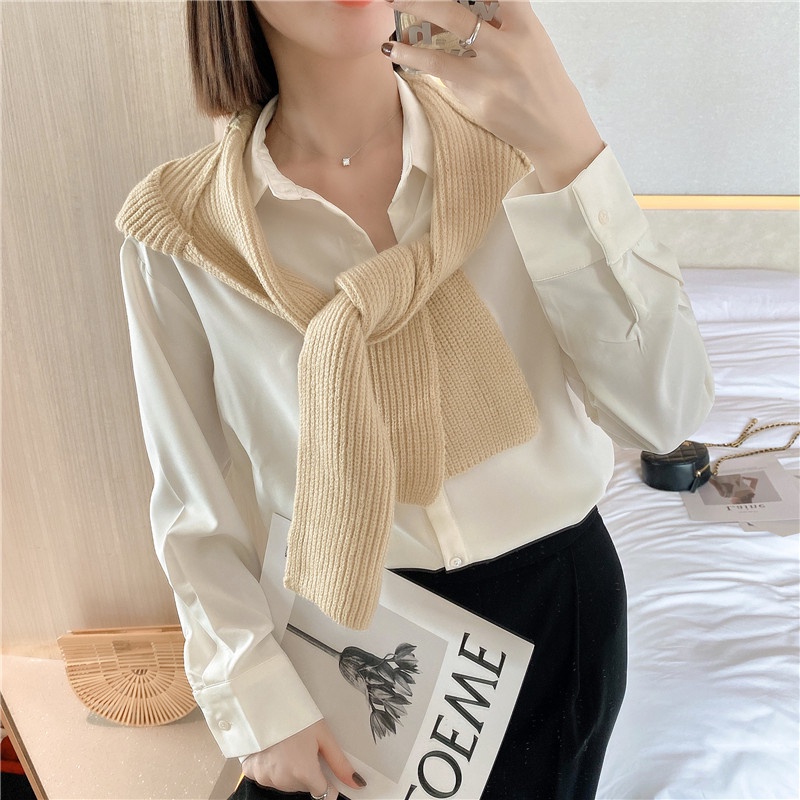 Áo choàng ZHELIHANGFEI dệt kim có mũ trùm đầu phong cách thời trang độc đáo