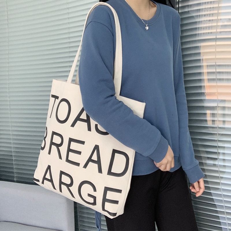 Túi vải bố canvas tote đựng đồ quần áo đeo vai thời trang nhỏ giá rẻ LOT STORE TX 779