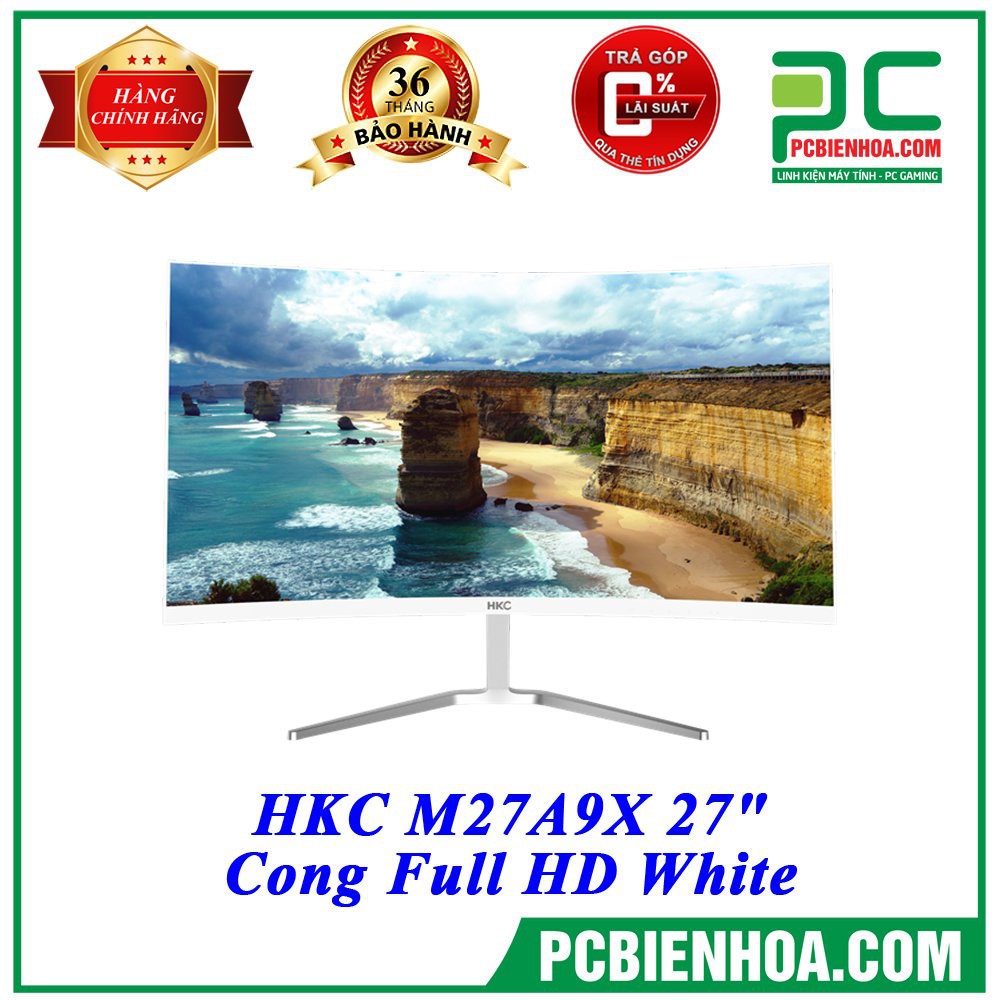 [Mã SKAMA07 giảm 8% đơn 250k]MÀN HÌNH HKC M27A9X 27" CONG FULL HD WHITE