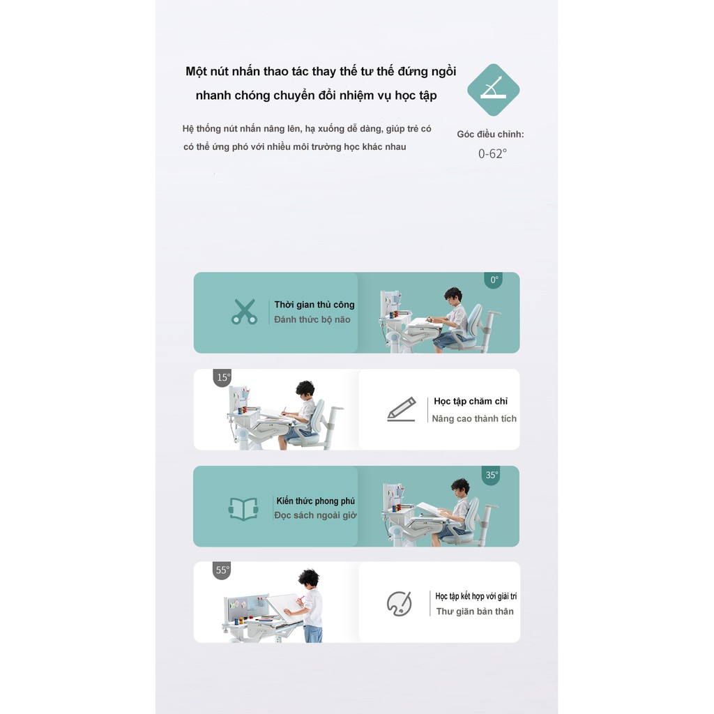 [CHÍNH HÃNG CAO CẤP] Bàn học thông minh chống gù chống cận Sihoo T3 | BigBuy360 - bigbuy360.vn