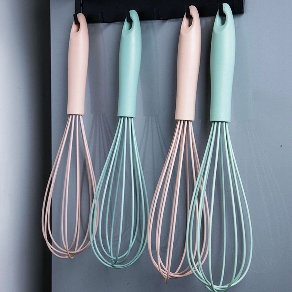 1/2 Dụng cụ đánh trứng cầm tay bằng silicon tiện dụng