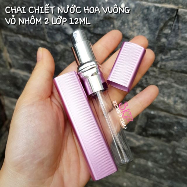 [12ml]CHAI CHIẾT NƯỚC HOA VỎ NHÔM 2 LỚP | BigBuy360 - bigbuy360.vn